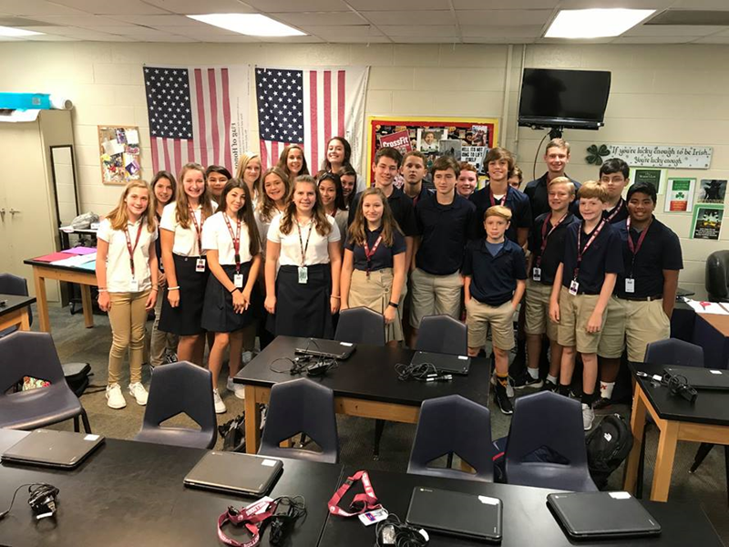 HTMS first day of class 2018. (Photo via Facebook.)