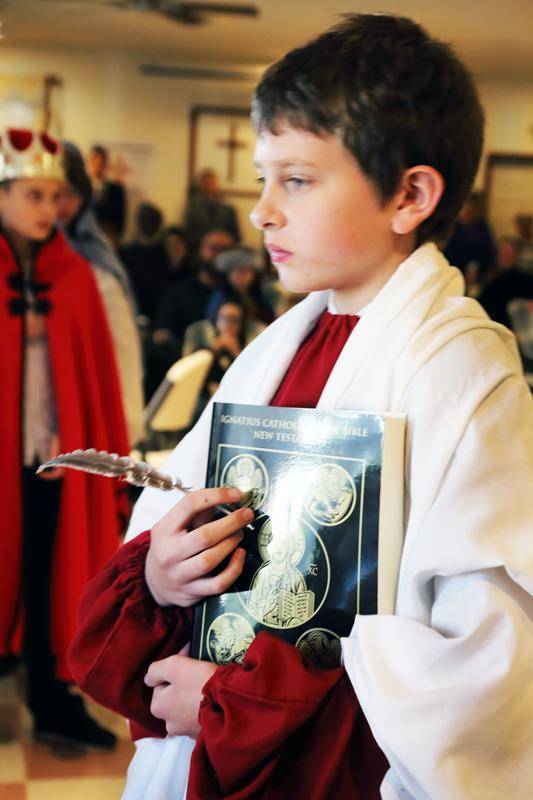 On Oct. 31, Immaculate Catholic Churchin Forest City, held the annual All Saints party, after the 9 a.m. Mass. Children were dressed up as their favorite saint or biblical character. (Photos by Giuliana Polinari Riley)