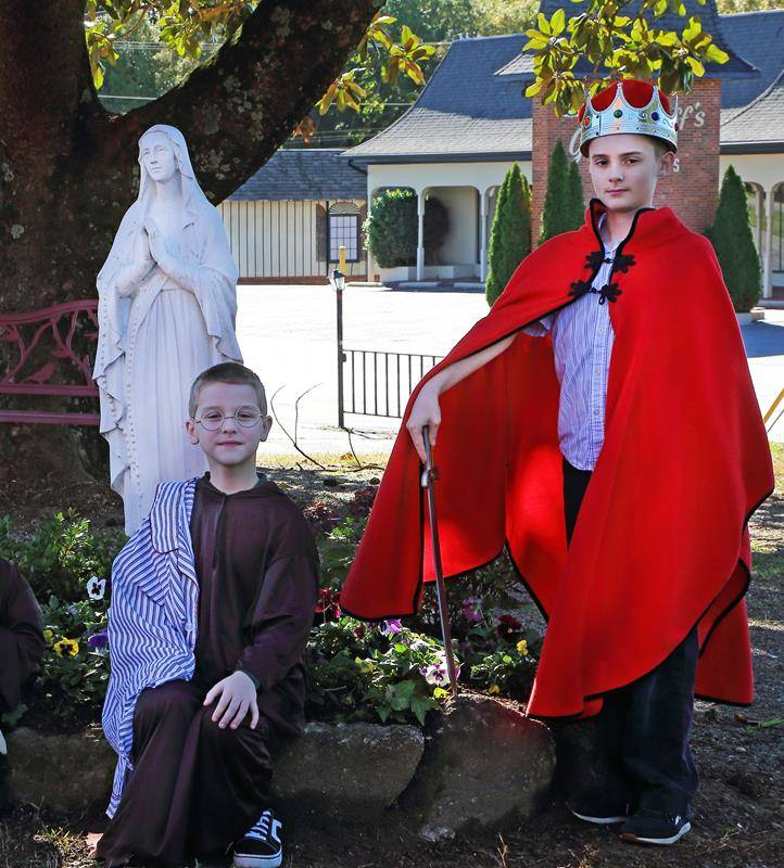 All children received treats, and prizes were awarded for the best costumes.