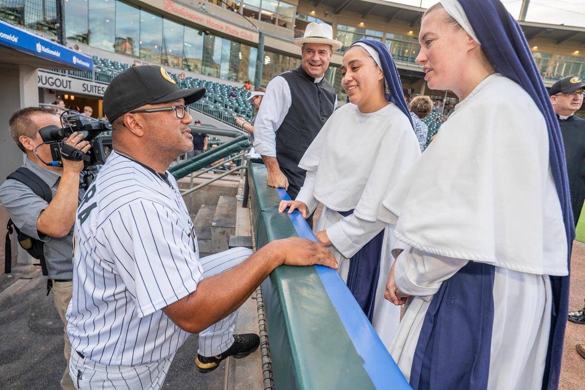 Catholic night at the Charlotte Knights