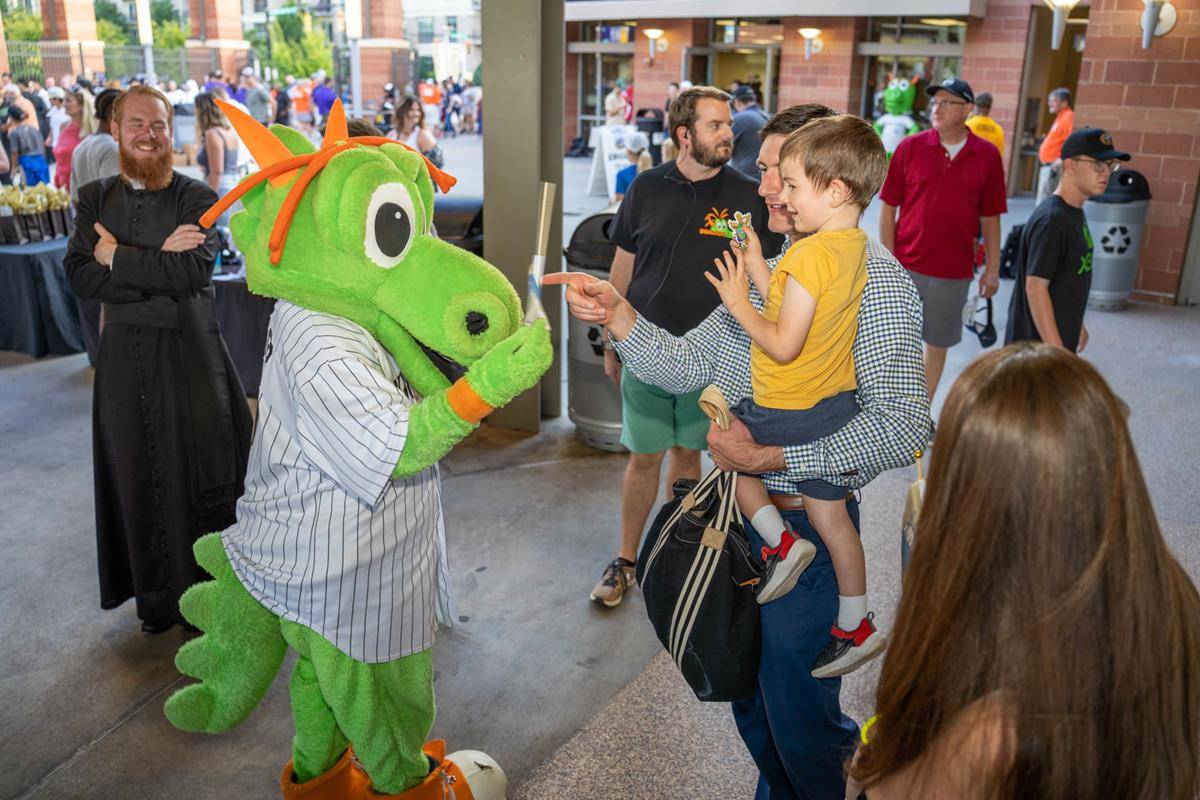 Catholic night at the Charlotte Knights