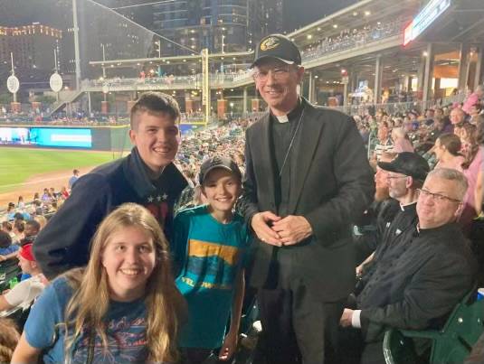 Catholic night at the Charlotte Knights