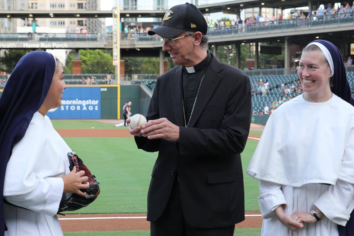 Catholic night at the Charlotte Knights
