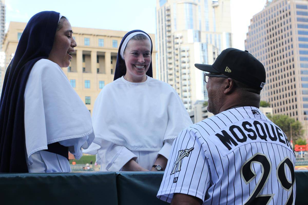 Catholic night at the Charlotte Knights