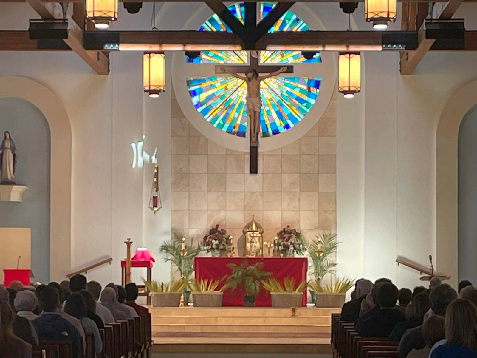 Palm Sunday Mass at St. Luke Church in Mint Hill. (Lisa Geraci)