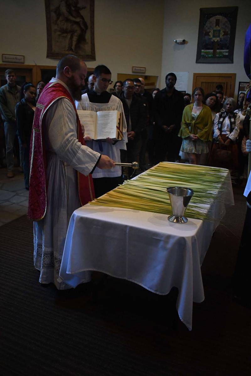 Palm Sunday at St. Elizabeth Church in Boone. (Amber Mellon)